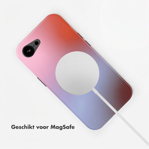 Selencia Vivid Backcover met MagSafe Apple iPhone 17e / 16e - Gradient Soft Blush