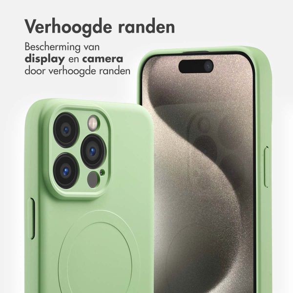 imoshion Color Backcover met MagSafe Apple iPhone 15 Pro Max - Groen