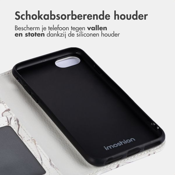 imoshion Design Bookcase Apple iPhone SE (2022 / 2020) / 8 / 7 / 6(s) - Sandy Marble