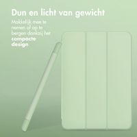 Accezz Smart Silicone Bookcase Apple iPad 6 (2018) 9.7 inch / iPad 5 (2017) 9.7 inch - Lichtgroen