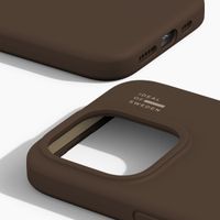 iDeal of Sweden Silicone Case met MagSafe Apple iPhone 15 Pro - Mocha Mousse