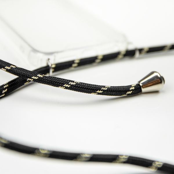 imoshion Transparante Backcover met koord Samsung Galaxy S20 FE - Zwart & Goud