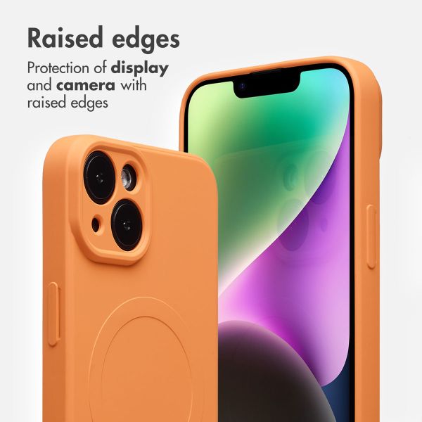 imoshion Colour Back Cover with MagSafe Apple iPhone 14 - Orange