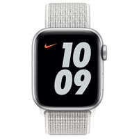 Apple Nike Sport Loop Band Apple Watch Series 1 t/m 9 / SE (38/40/41 mm) | Series 10 / 11 (42 mm) - Summit White