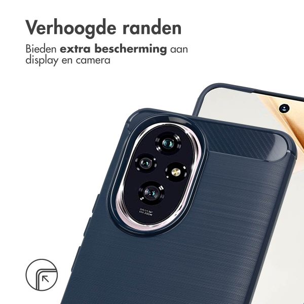 imoshion Brushed Backcover Honor 200 - Donkerblauw