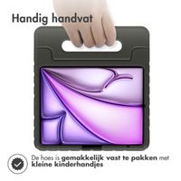 imoshion Kidsproof Backcover met handvat iPad Air 11 inch (2024) M2 - Zwart