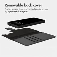 imoshion Detachable 2-in-1 Luxury Bookcase Samsung Galaxy S26 FE - Black