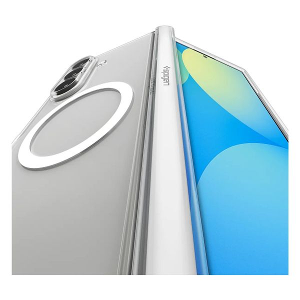Spigen Ultra Hybrid Pro MagFit Backcover Samsung Galaxy Z Fold 8 - Clear / White