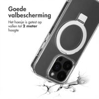 Accezz Ring Stand Backcover met MagSafe Apple iPhone 14 Pro - Transparant