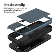 imoshion Backcover met pasjeshouder Apple iPhone 15 Pro - Donkerblauw