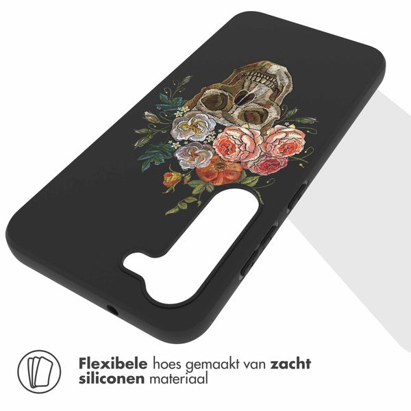 imoshion Design hoesje Samsung Galaxy S23 - Doodshoofd - Multicolor