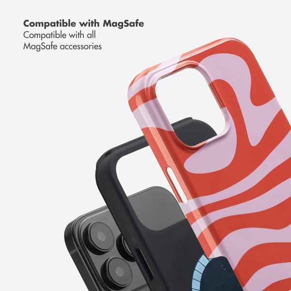 Selencia Vivid Back Cover with MagSafe Apple iPhone 16 Pro Max - Dream Swirl Pink