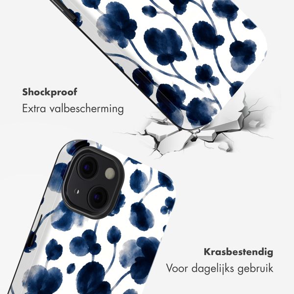 Selencia Vivid Backcover met MagSafe Apple iPhone 13 - Midnight Blossom
