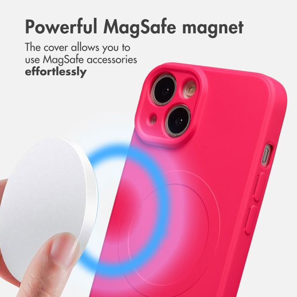 imoshion Colour Back Cover with MagSafe Apple iPhone 14 - Neon Pink
