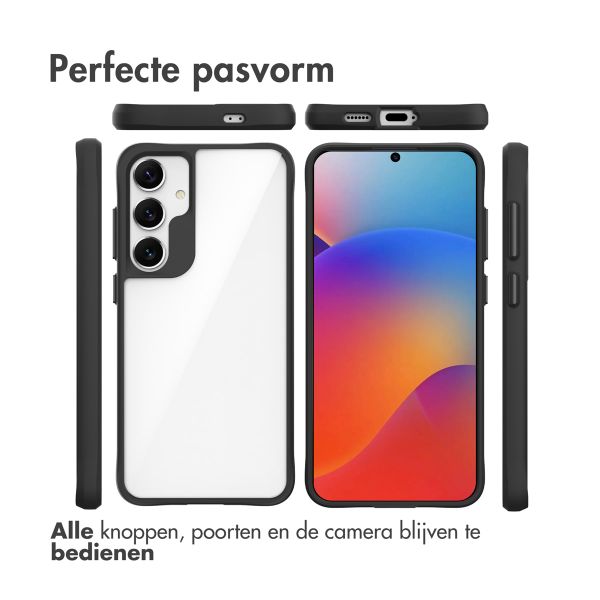 imoshion Rugged Hybrid Case Samsung Galaxy S25 Plus - Zwart