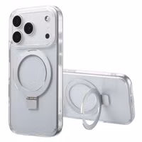 Accezz Ring Stand Backcover met MagSafe Apple iPhone 17 Pro Max - Transparant
