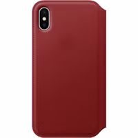 Apple Leather Folio Bookcase Apple iPhone X / Xs - Red