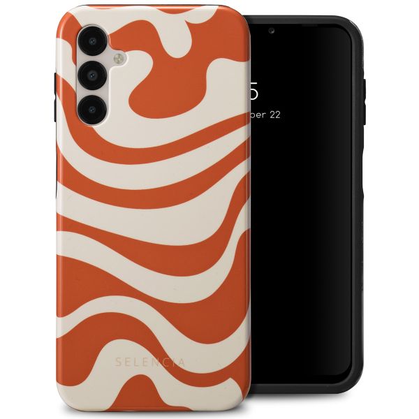 Selencia Vivid Tough Backcover Samsung Galaxy A14 (5G/4G) - Dream Swirl Orange