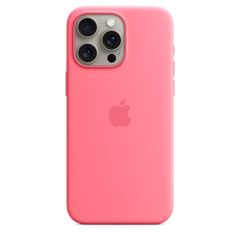 Apple Silicone Backcover MagSafe Apple iPhone 15 Pro Max - Pink