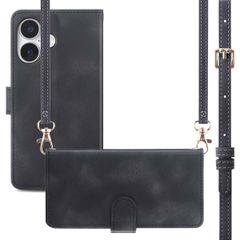 imoshion Bookcase with Strap Apple iPhone 16 - Black