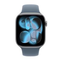 Apple Sport Band Apple Watch Series 1 - 9 / SE (38/40/41 mm) | Series 10 / 11 (42 mm) - Maat M/L - Anchor Blue