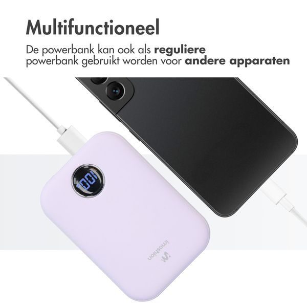 imoshion MagSafe Powerbank 10.000 mAh - Draadloze powerbank - Quick Charge en Power Delivery - Lila