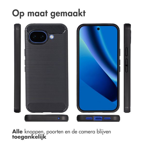 imoshion Brushed Backcover Google Pixel 10a - Zwart