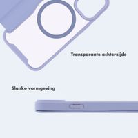imoshion Transparante Bookcase met MagSafe Apple iPhone 14 / 13 - Lila