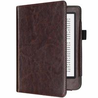 imoshion Vegan Leather Bookcase Kobo Clara 2E / Tolino Shine 4 - Donkerbruin