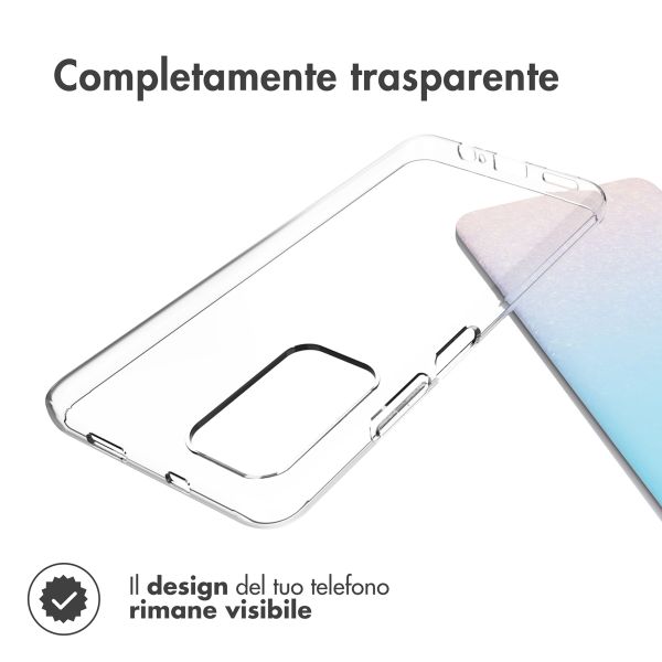 Accezz Clear Backcover Xiaomi Redmi Note 11 (4G) / Note 11S (4G) - Transparant