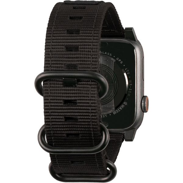 UAG Nato band Apple Watch Series 1 t/m 9 / SE (38/40/41 mm) | Series 10 / 11 (42 mm) - Zwart