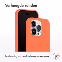 Accezz Liquid Silicone Backcover met MagSafe Apple iPhone 14 Pro - Nectarine