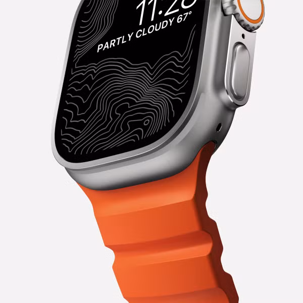 Nomad Rocky Point Band Apple Watch | 44/45/46/49 mm - Magma/Natural