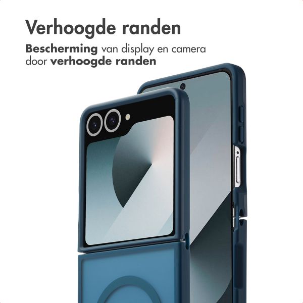 imoshion Color Guard Backcover met MagSafe Samsung Galaxy Z Flip 7 - Donkerblauw