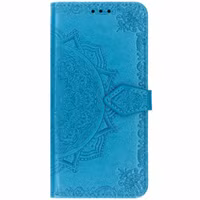 Mandala Bookcase Samsung Galaxy S10 - Turquoise