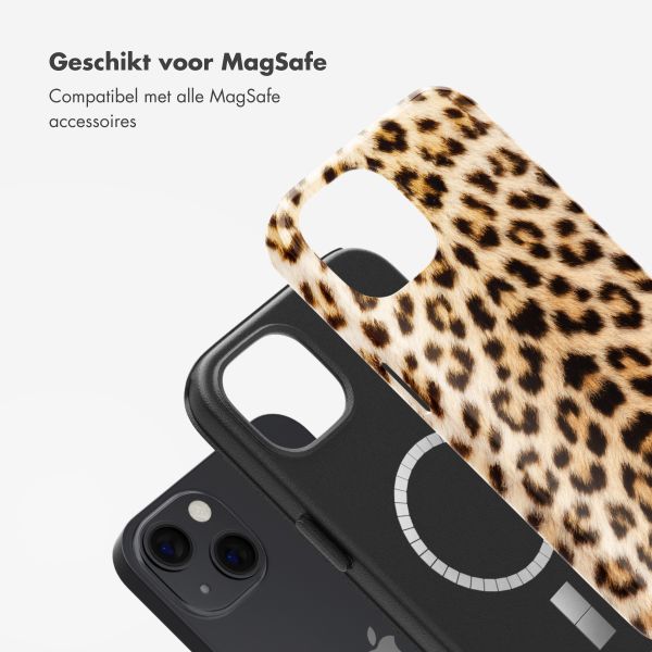Selencia Vivid Backcover met MagSafe Apple iPhone 13 - Wild Leo