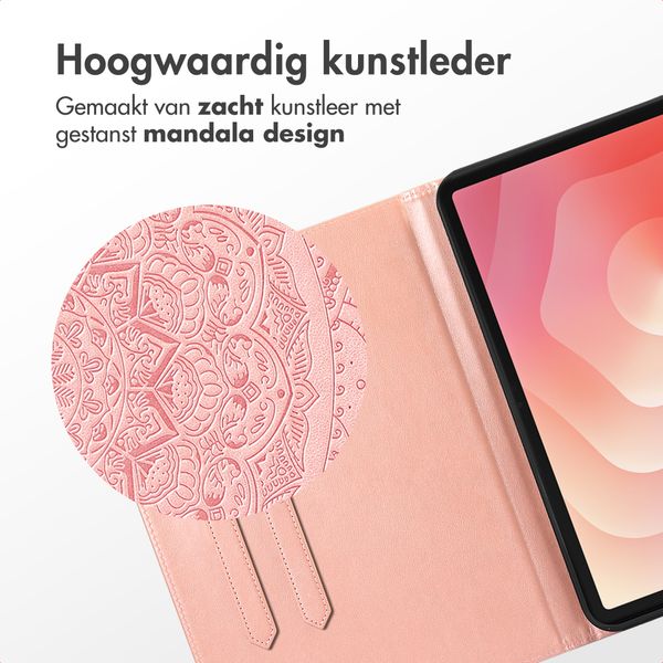 imoshion Mandala Bookcase Samsung Galaxy Tab S11 - Rose Gold