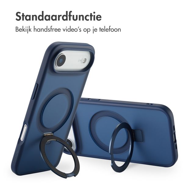 Accezz Ring Stand Backcover met MagSafe Apple iPhone Air - Blauw