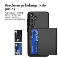 imoshion Backcover met pasjeshouder Samsung Galaxy S24 - Zwart