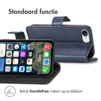 imoshion Luxe Bookcase Apple iPhone 16e - Donkerblauw