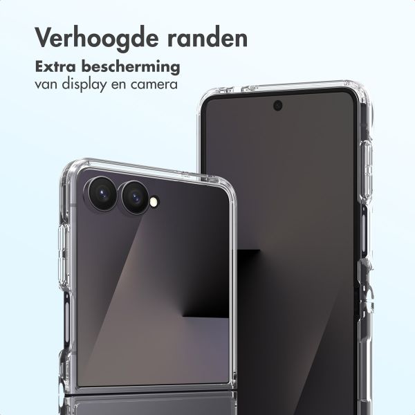 Accezz Xtreme Impact Backcover met MagSafe Samsung Galaxy Z Flip 7 - Transparant