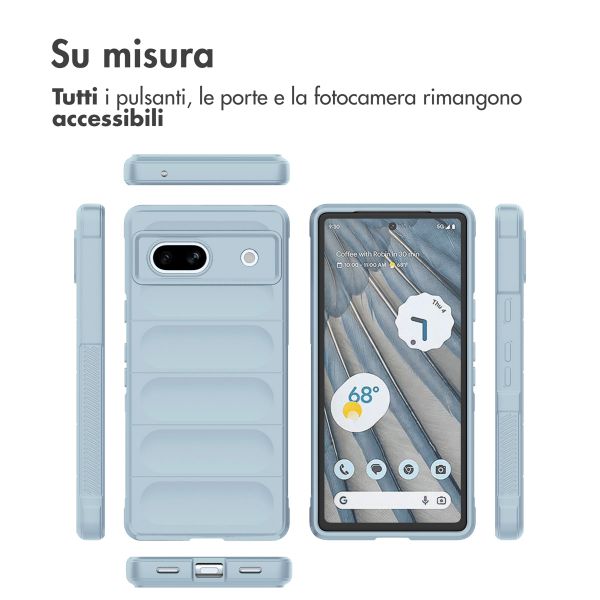 imoshion EasyGrip Backcover Google Pixel 7a - Lichtblauw