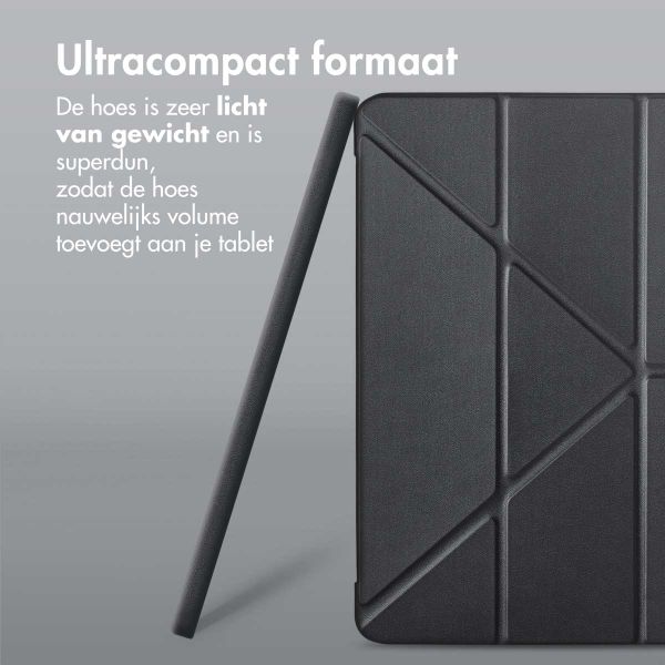imoshion Origami Bookcase Apple iPad 9 (2021) 10.2 inch / iPad 8 (2020) 10.2 inch / iPad 7 (2019) 10.2 inch - Zwart
