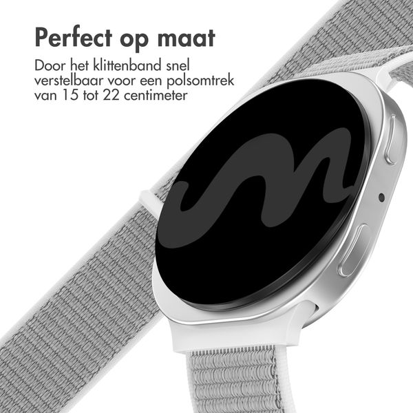 imoshion Nylon bandje Samsung Galaxy Watch 8 (40/44mm) / Classic (46mm) - Seashell