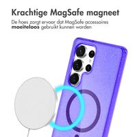 imoshion Sparkle Backcover met MagSafe Samsung Galaxy S24 Ultra - Paars