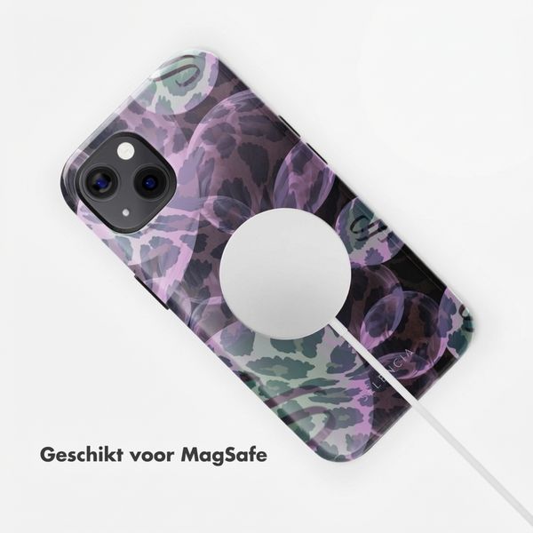 Selencia Vivid Backcover met MagSafe Apple iPhone 13 - Leo Bubble Green