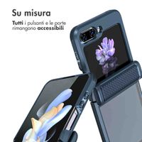 imoshion Rugged Clear Backcover Samsung Galaxy Z Flip 5 - Donkerblauw