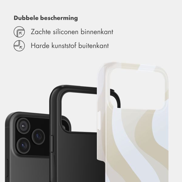 Selencia Vivid Backcover Apple iPhone 18 Pro - Desert Waves Beige