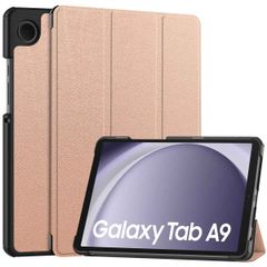 imoshion Trifold Bookcase Samsung Galaxy Tab A9 8.7 inch - Rosé Goud
