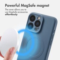 imoshion Colour Back Cover with MagSafe Apple iPhone 15 Pro Max - Dark Blue